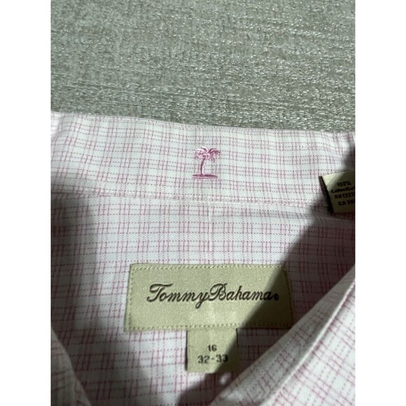 Tommy Bahamas Dress Shirt Men’s 16 Long Sleeve Button Up Regular 32-33 - Picture 5 of 12